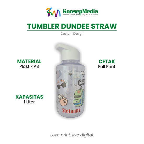 Tumbler Dundee Straw