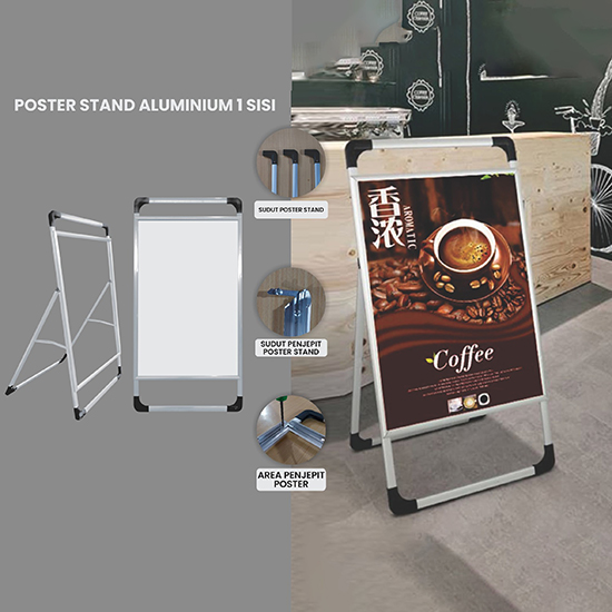 Stand Poster Aluminium 1s