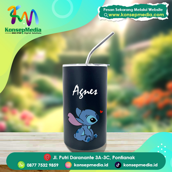 Tumbler Mug Sedotan