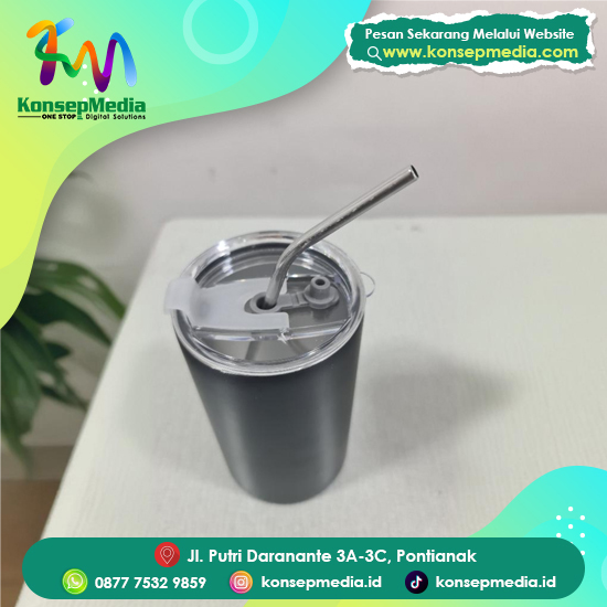 Tumbler Mug Sedotan