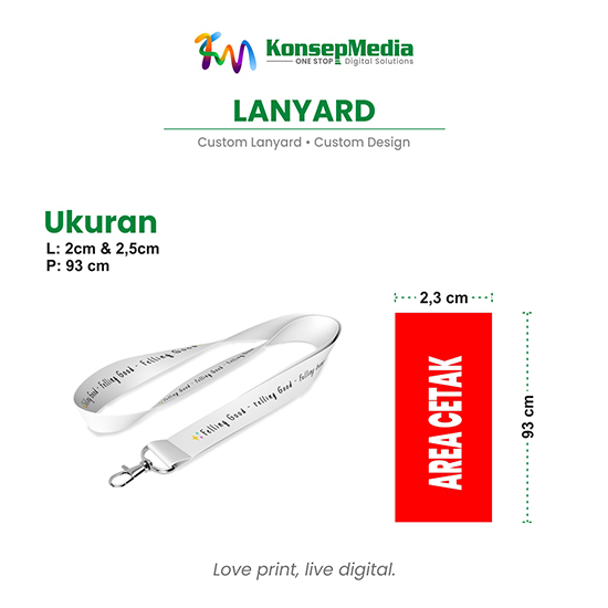 Lanyard 2,5cm