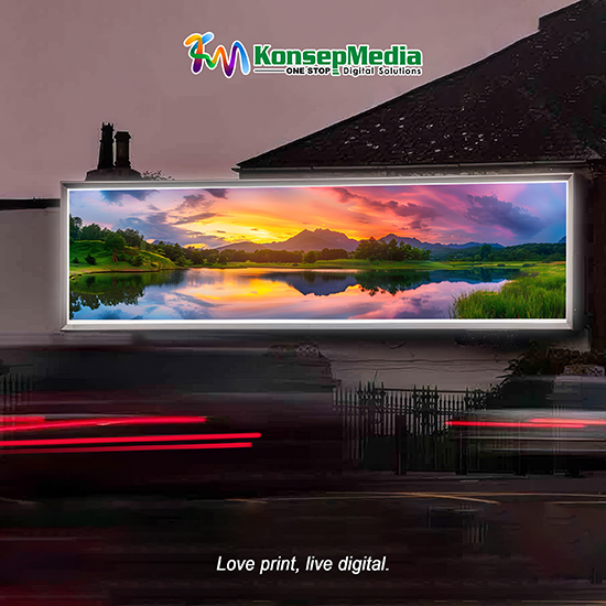 PVC Backlite Print UV Double Print