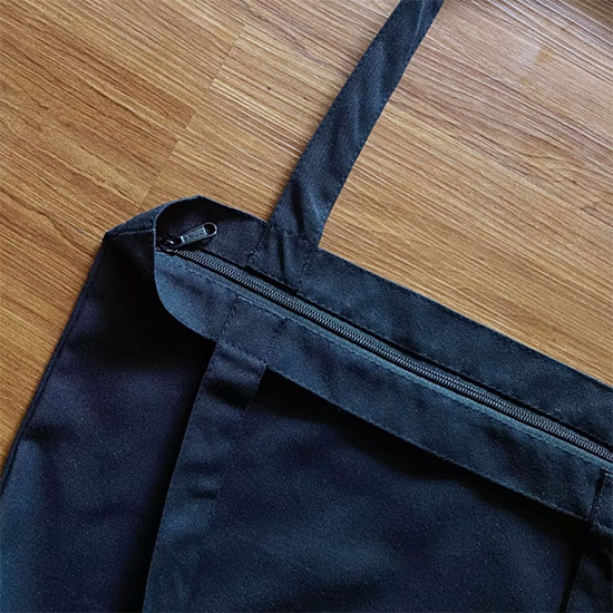 ToteBag Bahan Kanvas Premium Hitam