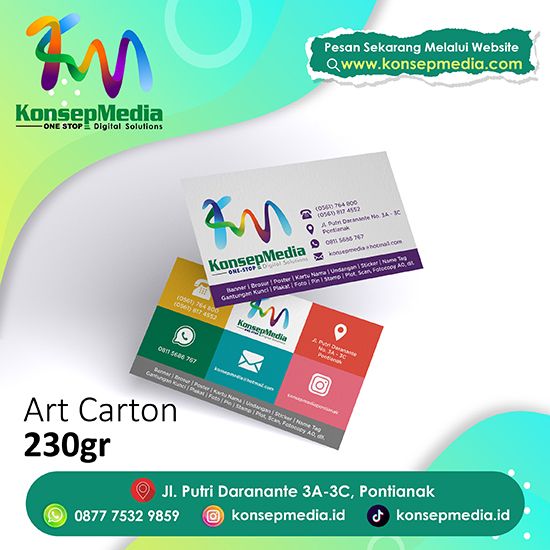 Kartu Nama Art Carton 230gr