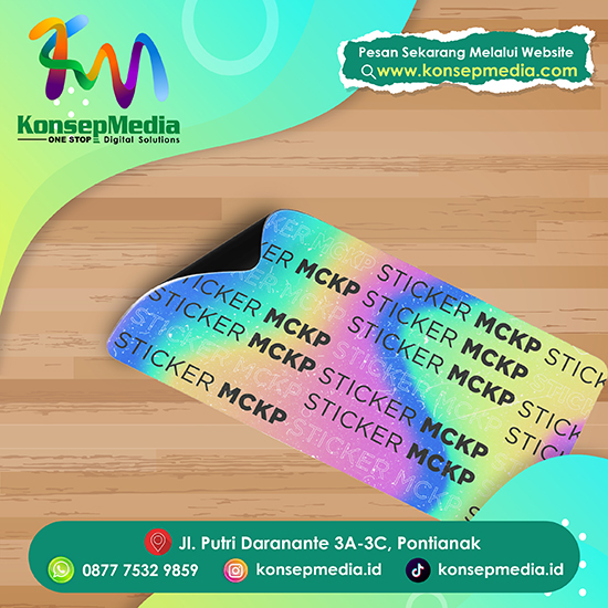 Sticker Hologram A3+ Fullcolor