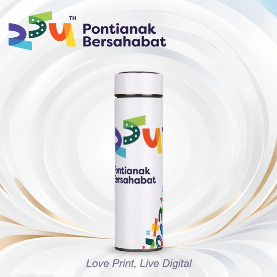 Tumbler Sakura Stainless Non LED PROMO Kota Pontianak 254