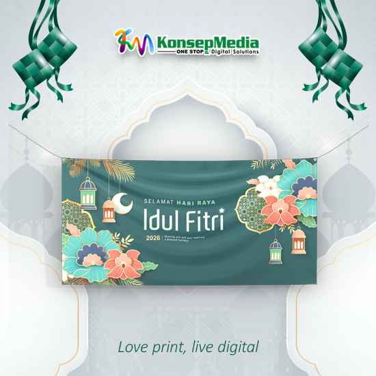 Spanduk Flexy 280gr Promo Idul Fitri 2026