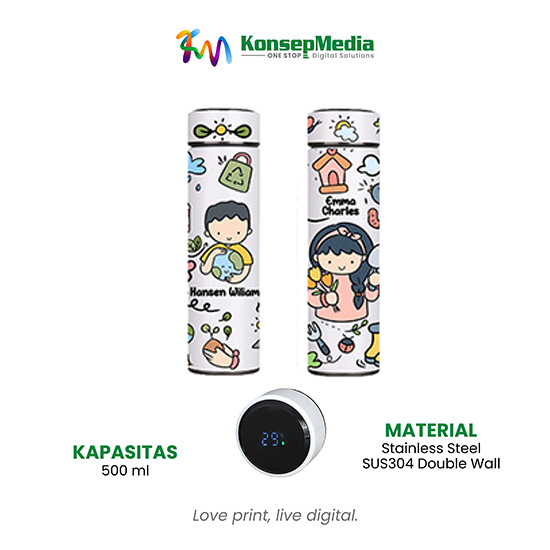 Tumbler Sakura Stainless LED