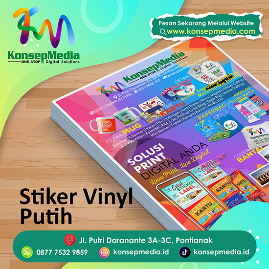 Sticker Vinyl Glossy A3+ Fullcolor