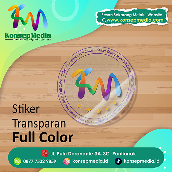 Sticker Transparent A3+ Fullcolor