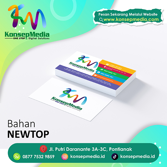 Kartu Nama LMO NewTop 200 Micron (Free Rounded)