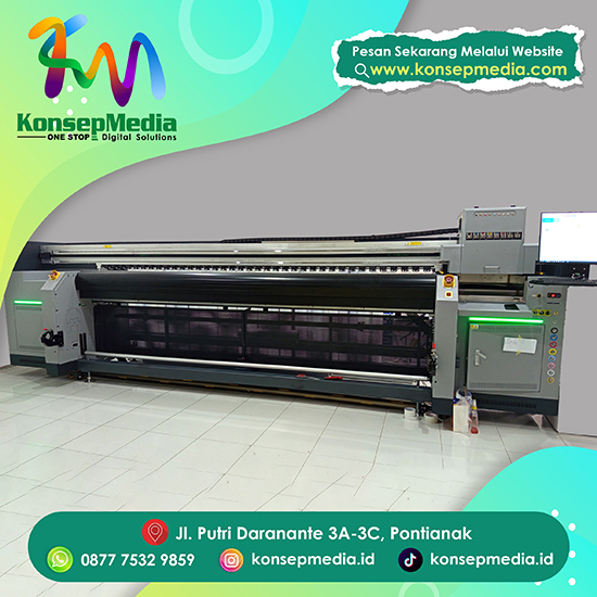 Jerman Backlit 610gr Cetak UV