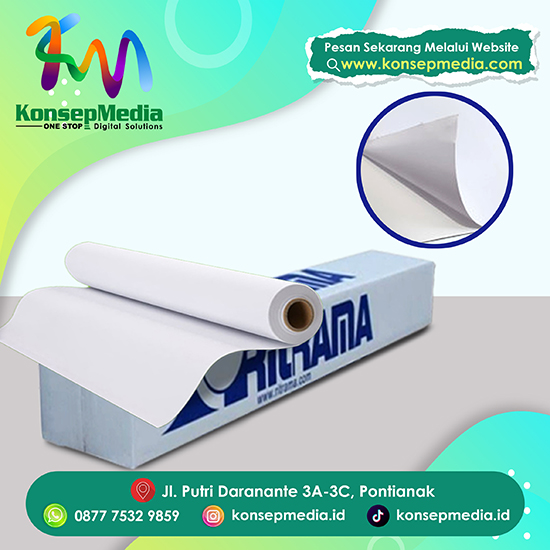 Sticker Vinyl Ritrama Glossy Print UV