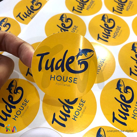 Sticker Vinyl Glossy A3+ Fullcolor