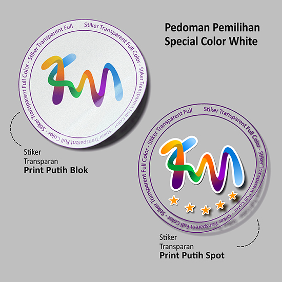 Sticker Transparent A3+ Fullcolor