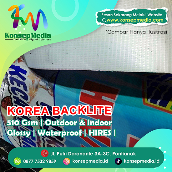Korea Backlit 510gr Print UV