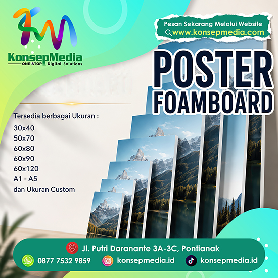 Poster Foamboard A4