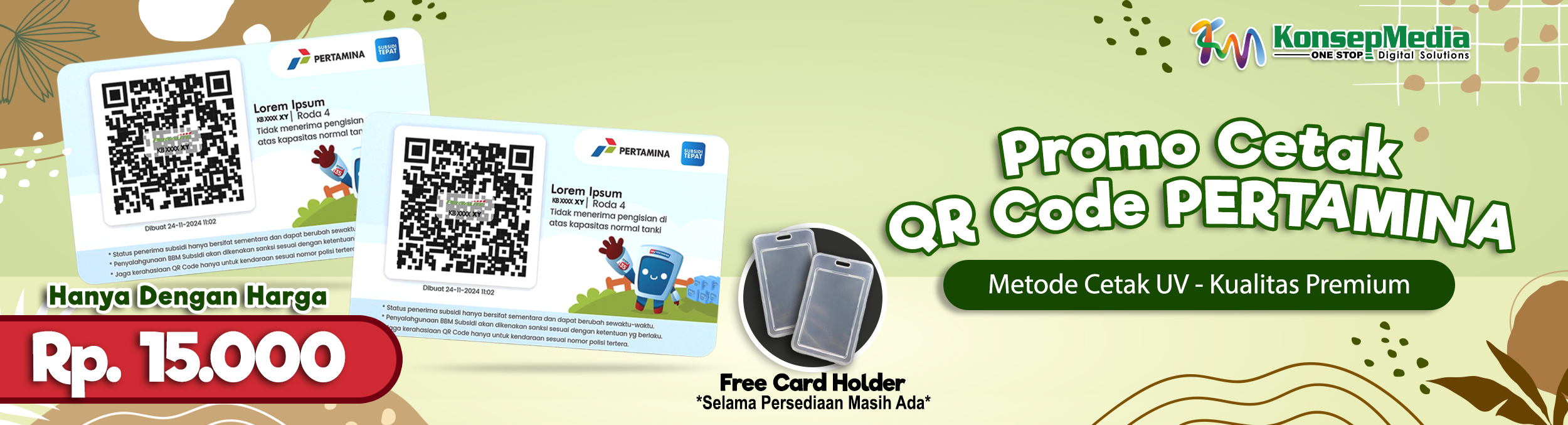 PROMO Cetak QR Code Pertamina